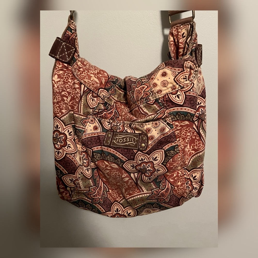 Vintage Boho Fossil Bag